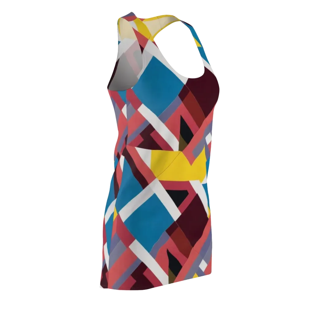 Chromatic Construct on Racerback Dress — Front Side