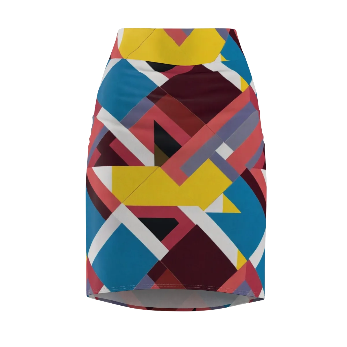 Chromatic Construct on Pencil Skirt — Front