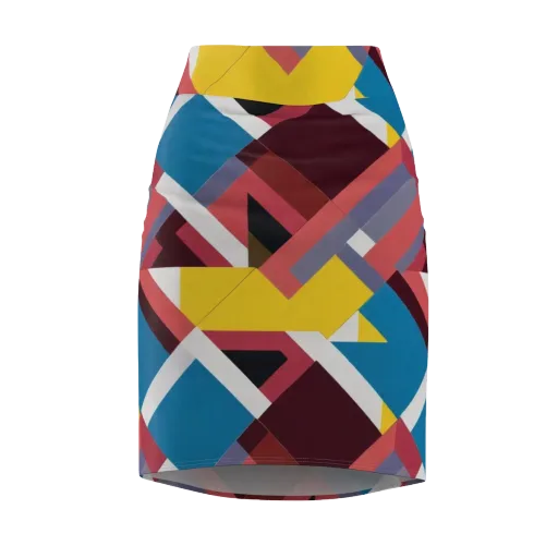 Chromatic Construct on a Pencil Skirt
