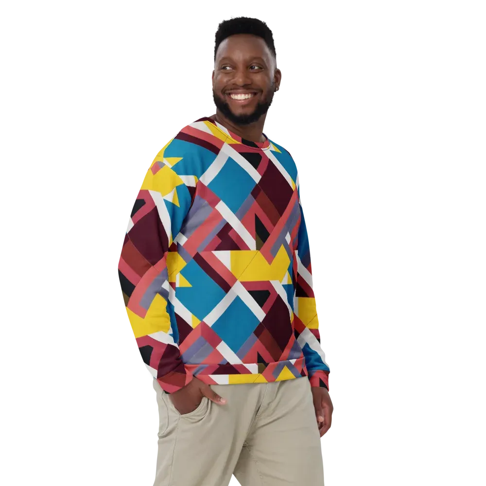 Chromatic Construct on Sweatshirt — Front