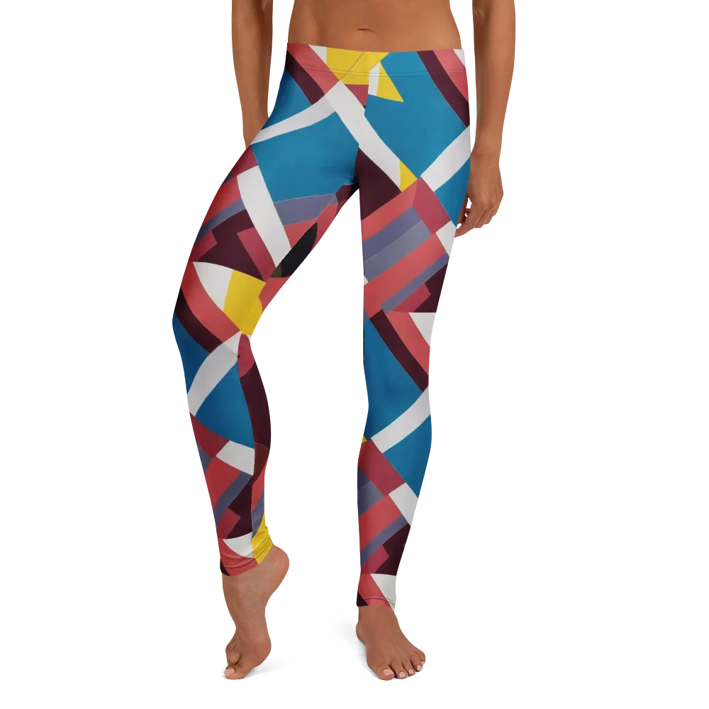 Chromatic Construct on Leggings — Front