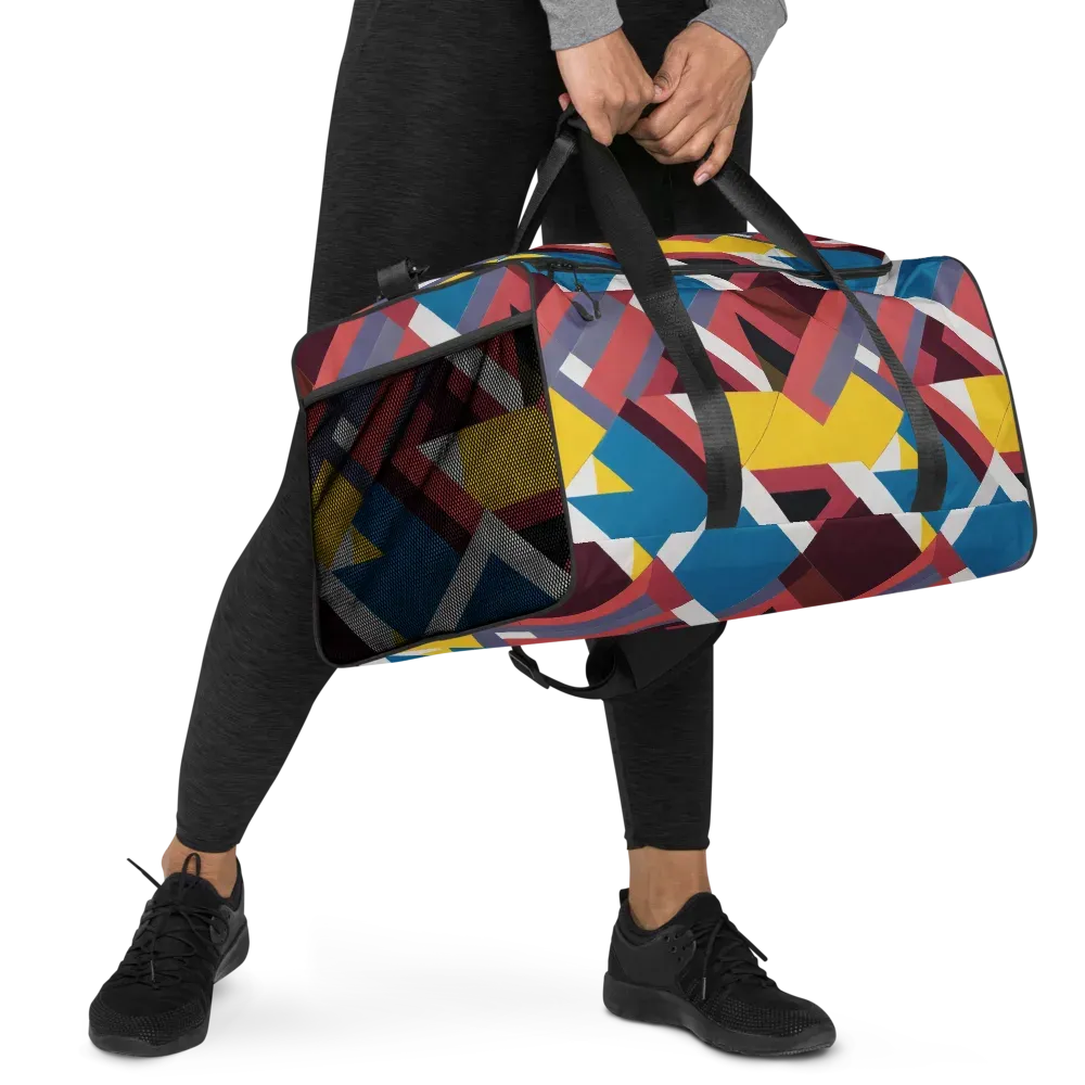 Chromatic Construct on Duffle Bag — Right Front