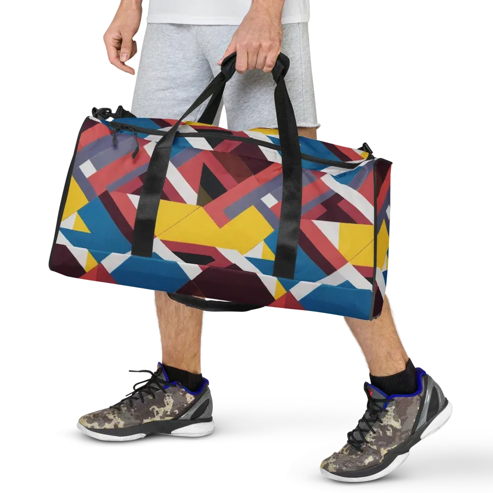Chromatic Construct on Duffle Bag — Front