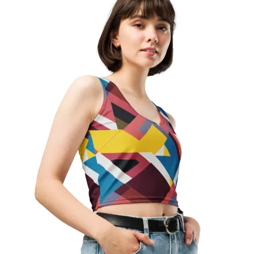 Chromatic Construct on a Crop Top