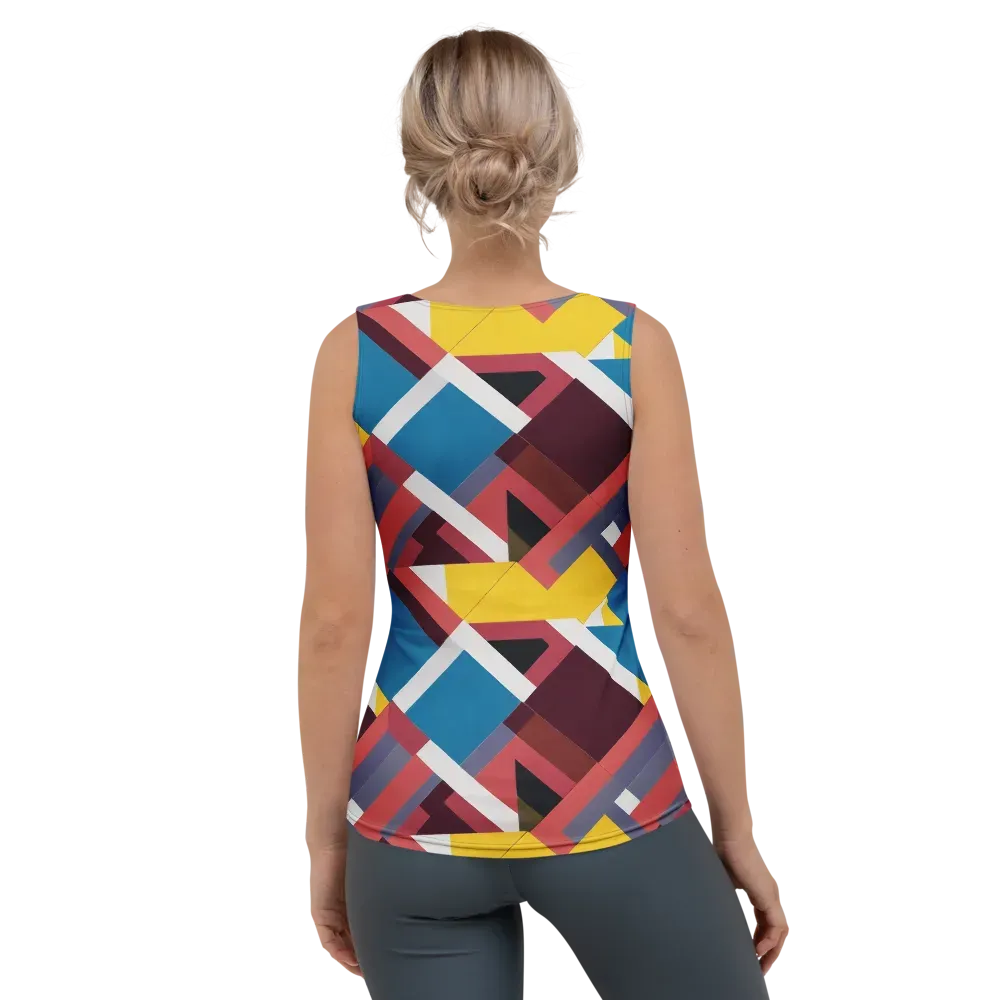 Chromatic Construct on Women's Tank Top — Back