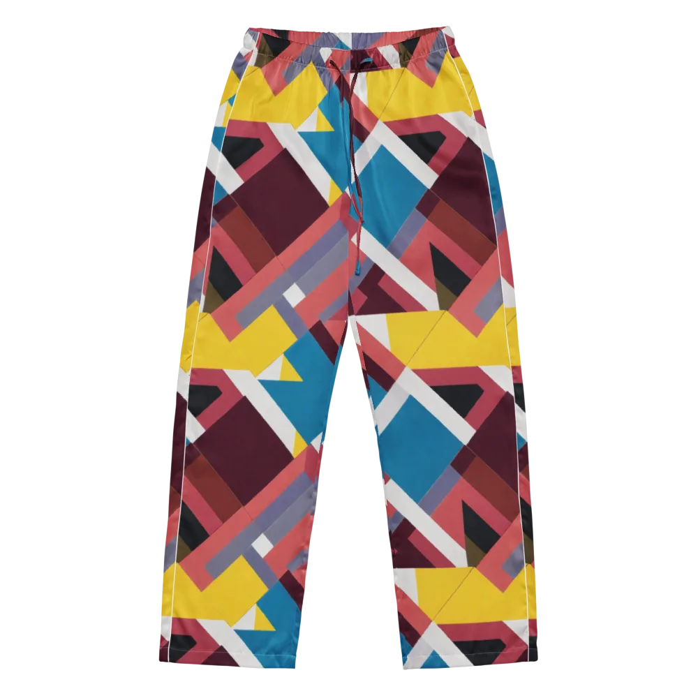 Chromatic Construct on Women's Pajama Pants — Front