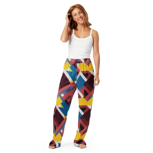 Chromatic Construct on a Women's Pajama Pants