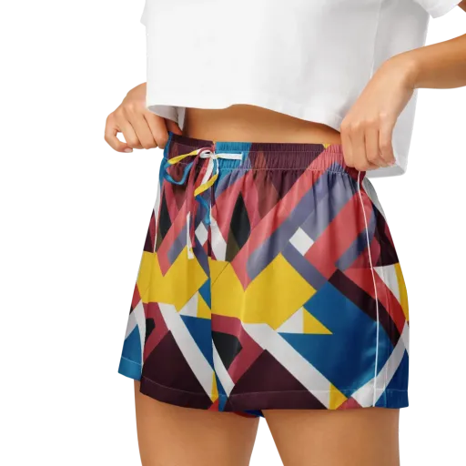 Chromatic Construct on a Women's Pajama Shorts