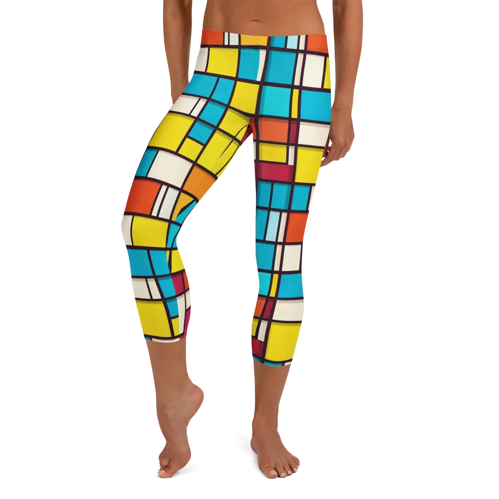 Primary Transit on Capri Leggings — Front