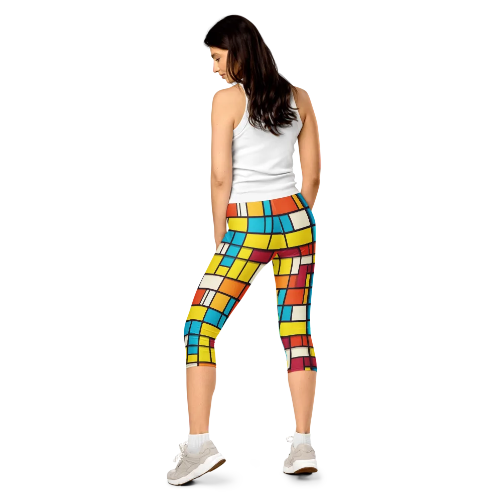 Primary Transit on Capri Leggings — Back