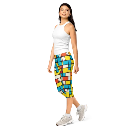 Primary Transit on a Capri Leggings