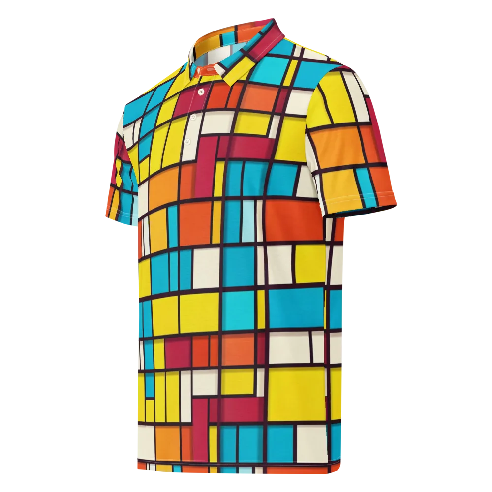 Primary Transit on Men's Slim Fit Polo Shirt — Left Front