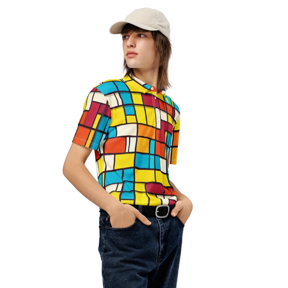 Primary Transit on Men's Slim Fit Polo Shirt — Right Front