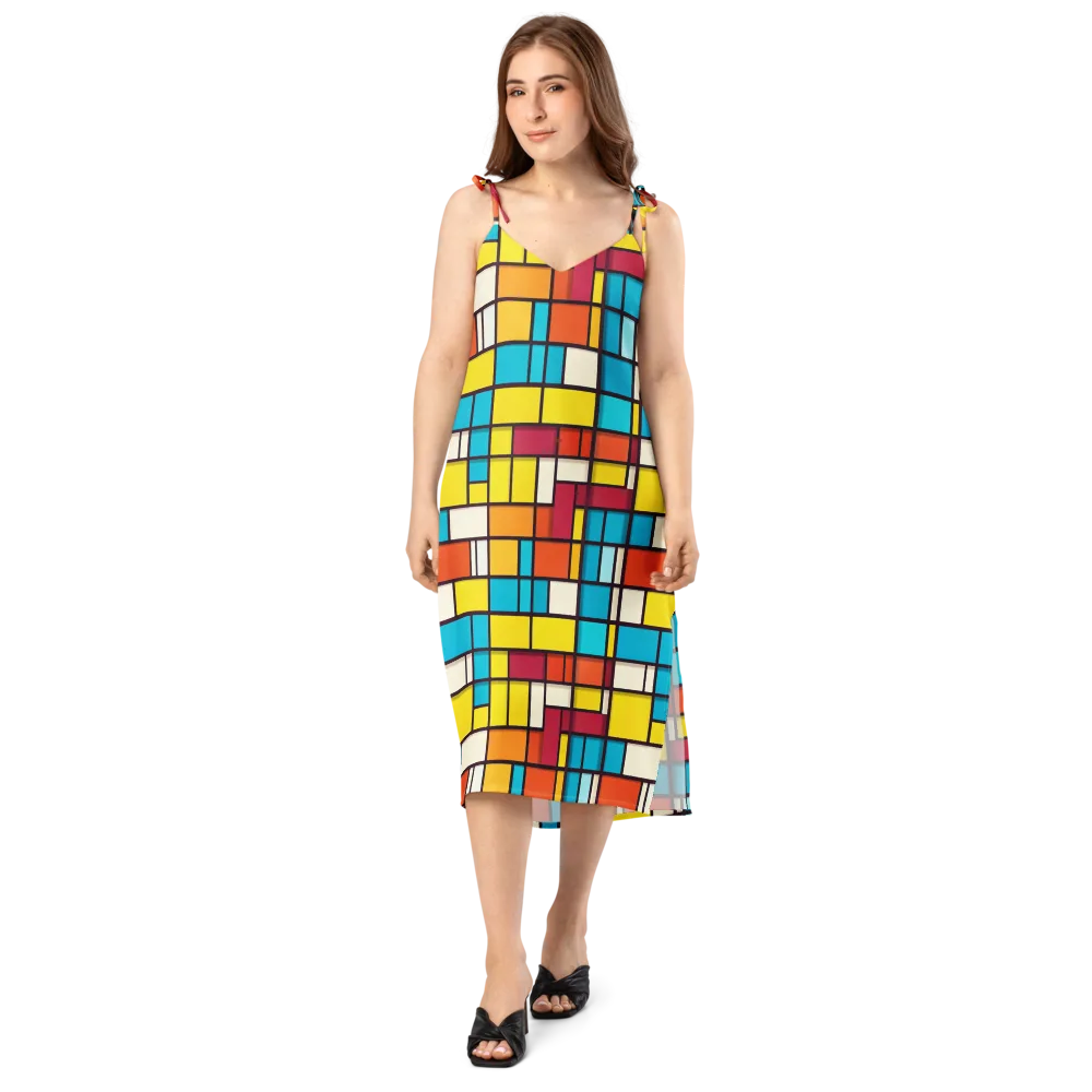Primary Transit on Slip Dress — Front