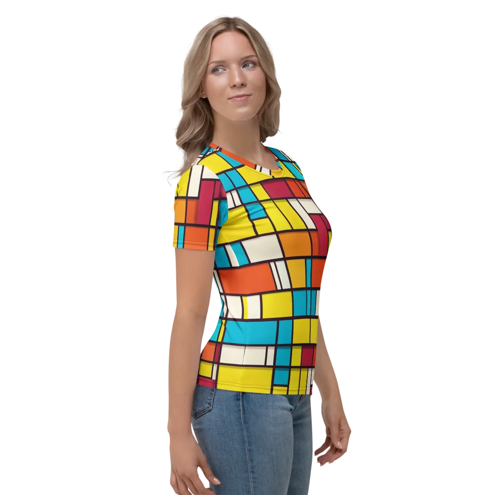 Primary Transit on Women's Crew Neck T-Shirt — Right