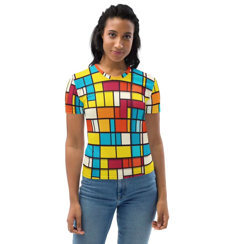Primary Transit on Women's Crew Neck T-Shirt — Front