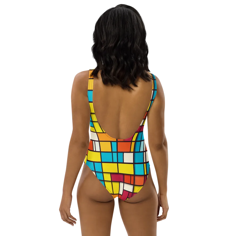 Primary Transit on One-Piece Swimsuit — Back