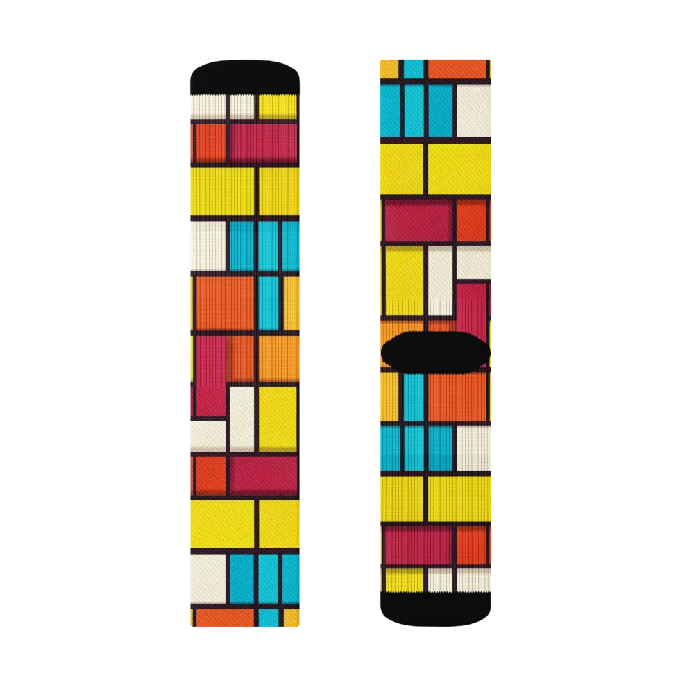 Primary Transit on Socks — Left Sock