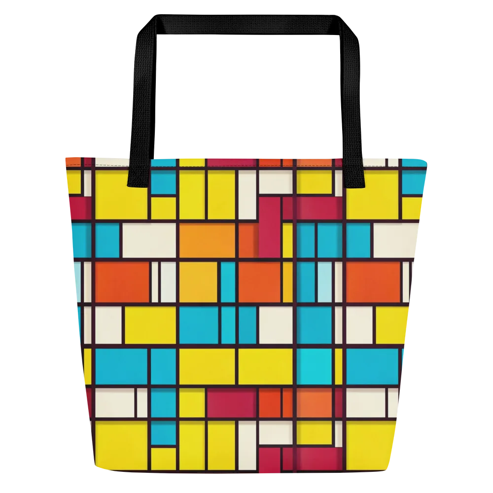 Primary Transit on Large Tote Bag W/ Pocket — Front