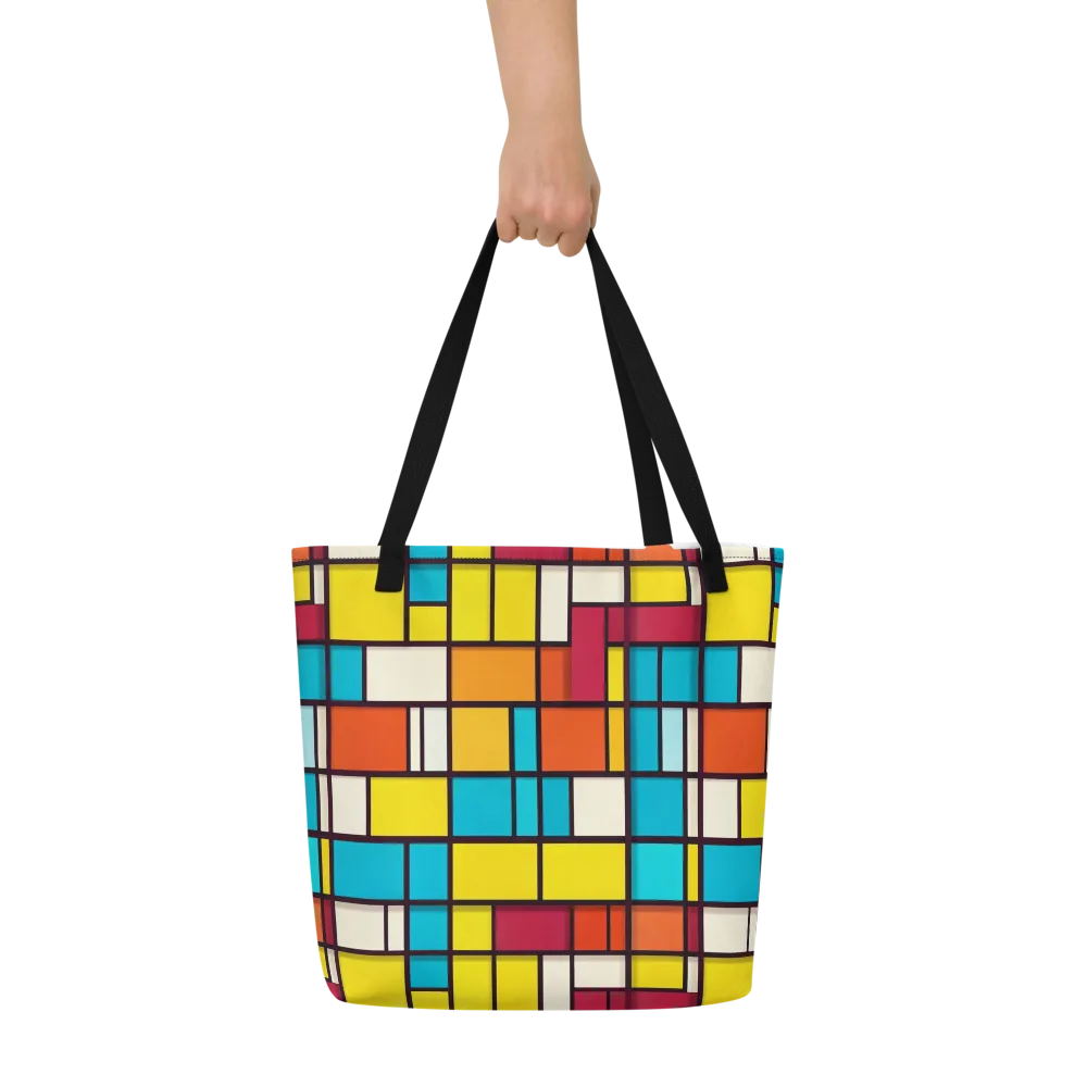 Primary Transit on Large Tote Bag W/ Pocket — Front