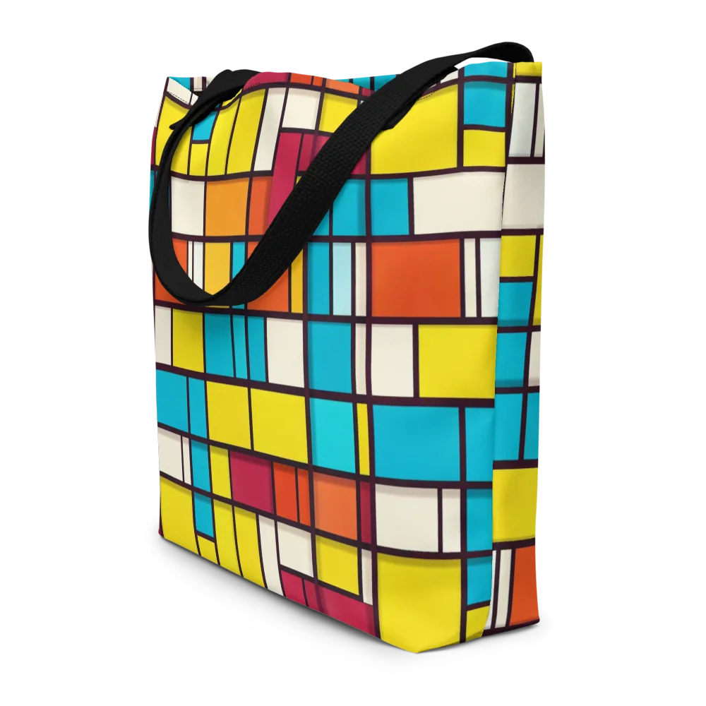 Primary Transit on Large Tote Bag W/ Pocket — Front