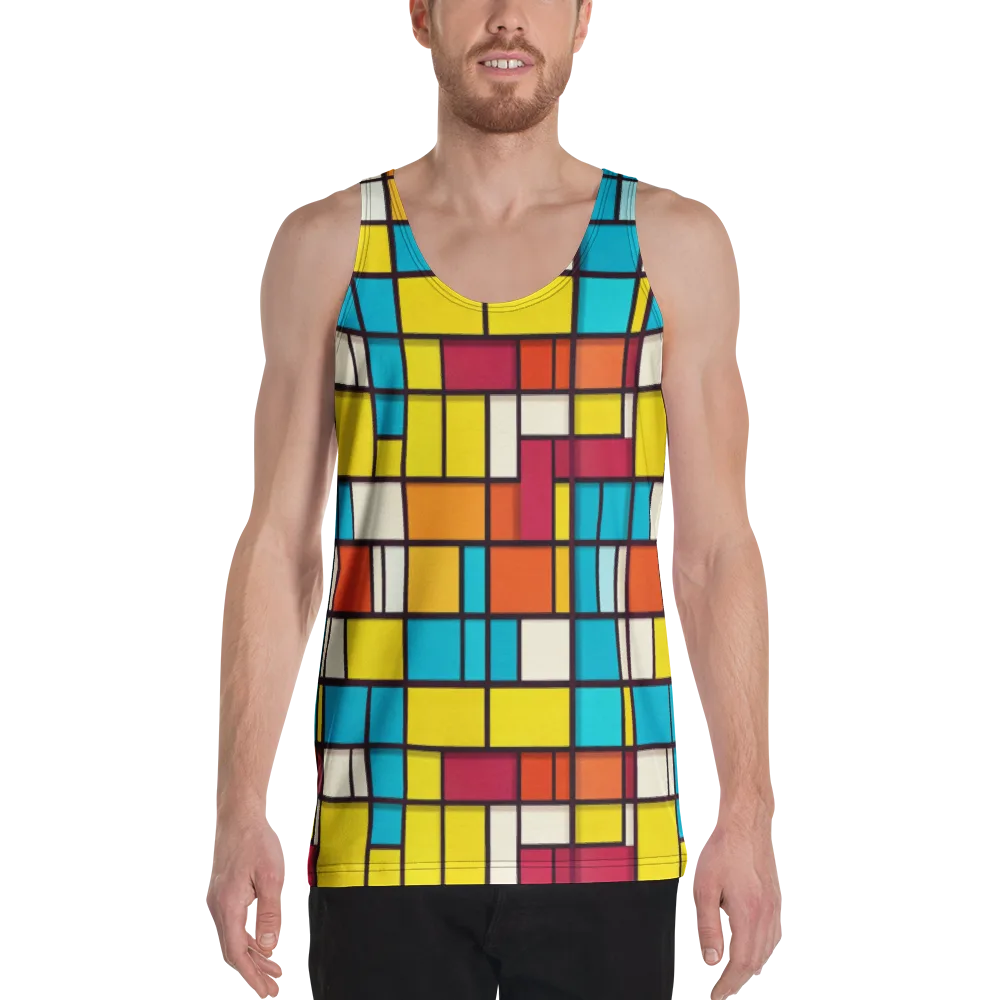 Primary Transit on Men's Tank Top — Front