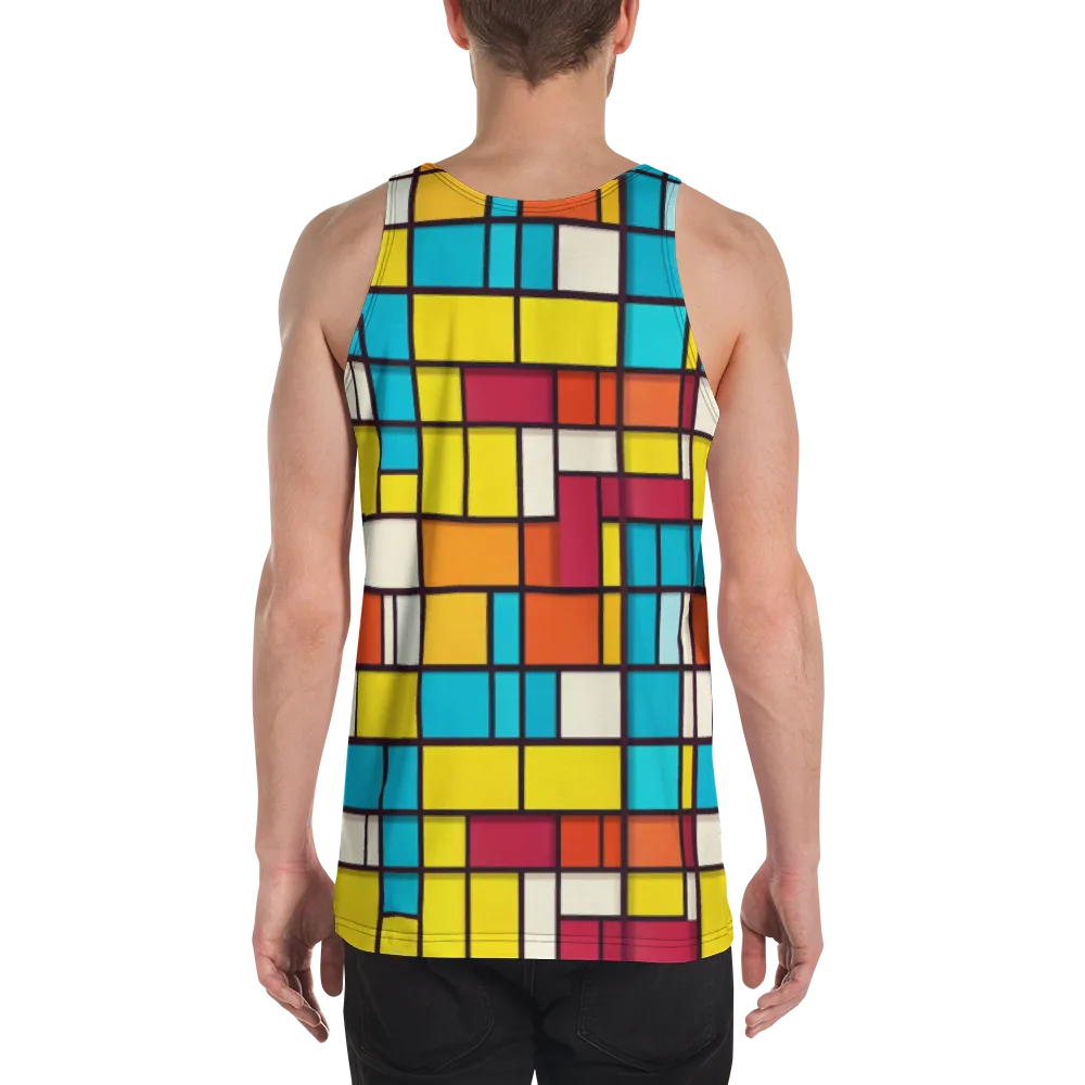 Primary Transit on Men's Tank Top — Back