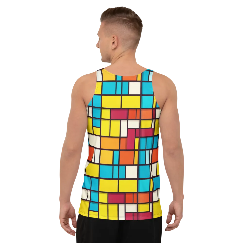 Primary Transit on Men's Tank Top — Back