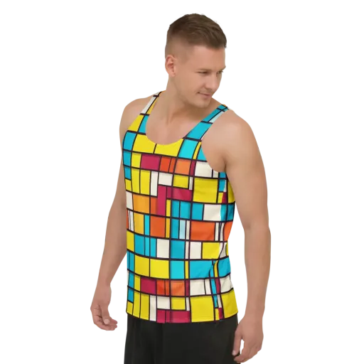 Primary Transit on a Men's Tank Top