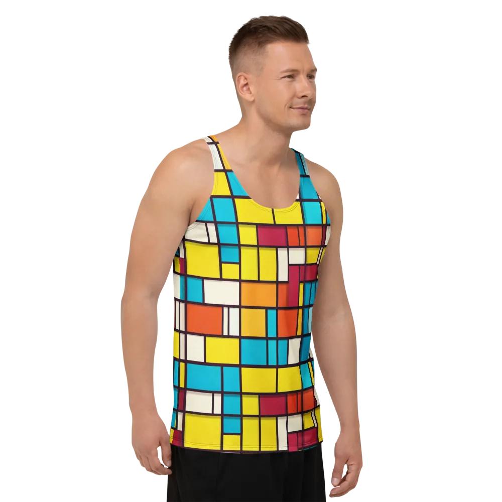 Primary Transit on Men's Tank Top — Right Front
