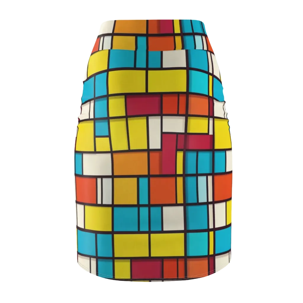 Primary Transit on Pencil Skirt — Back