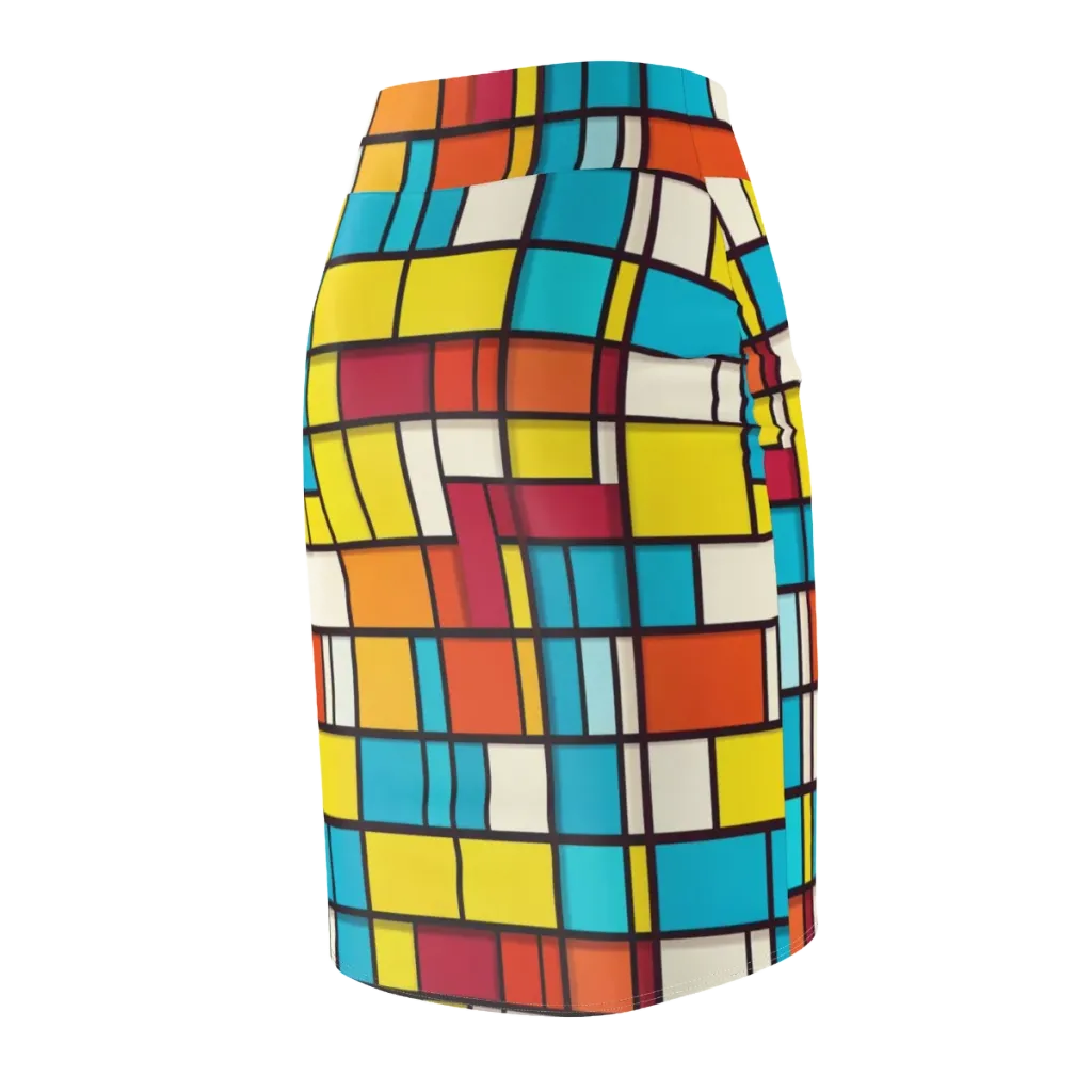 Primary Transit on Pencil Skirt — Back Side