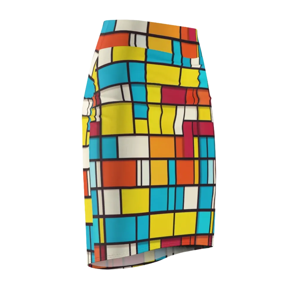 Primary Transit on Pencil Skirt — Front Side