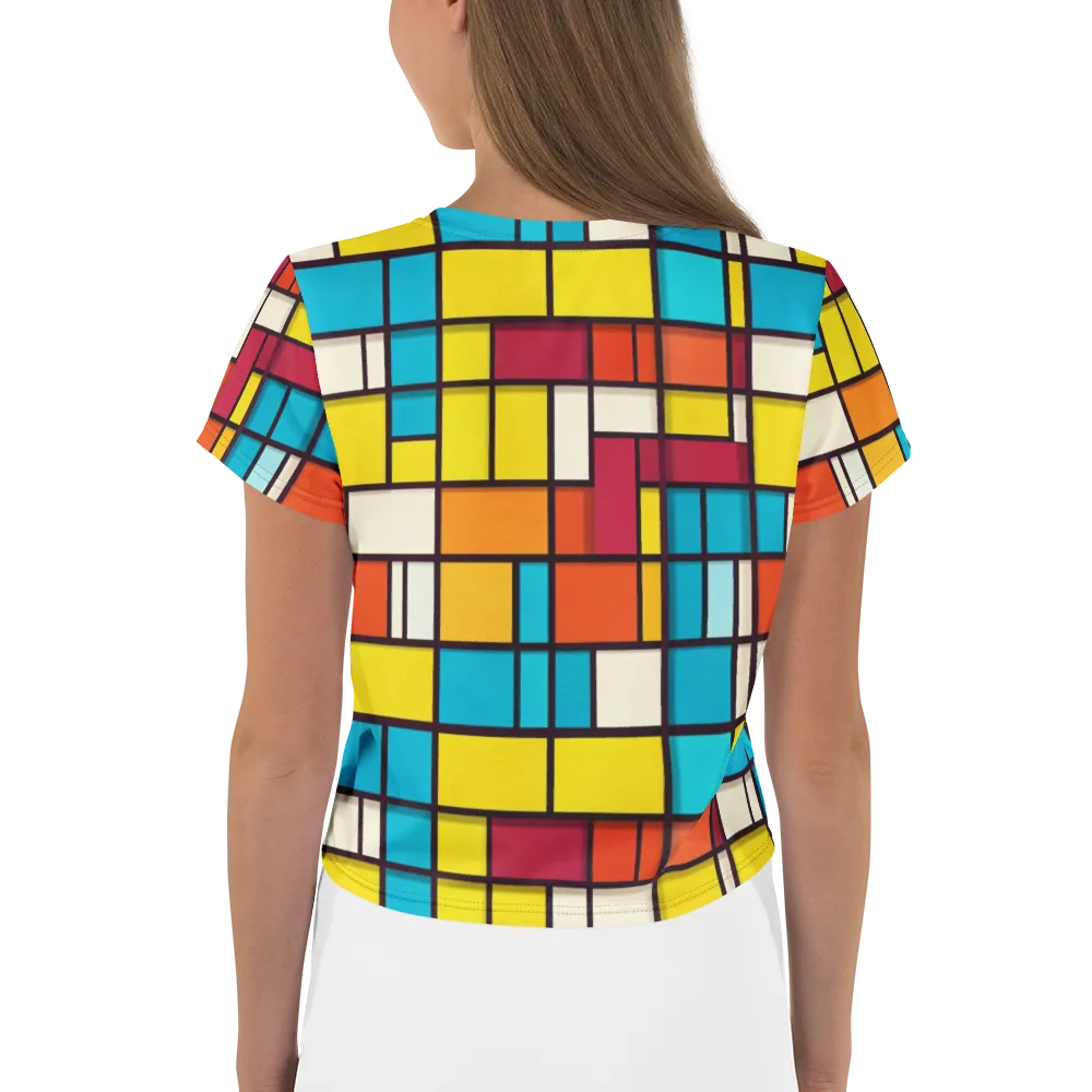 Primary Transit on Crop Tee — Back