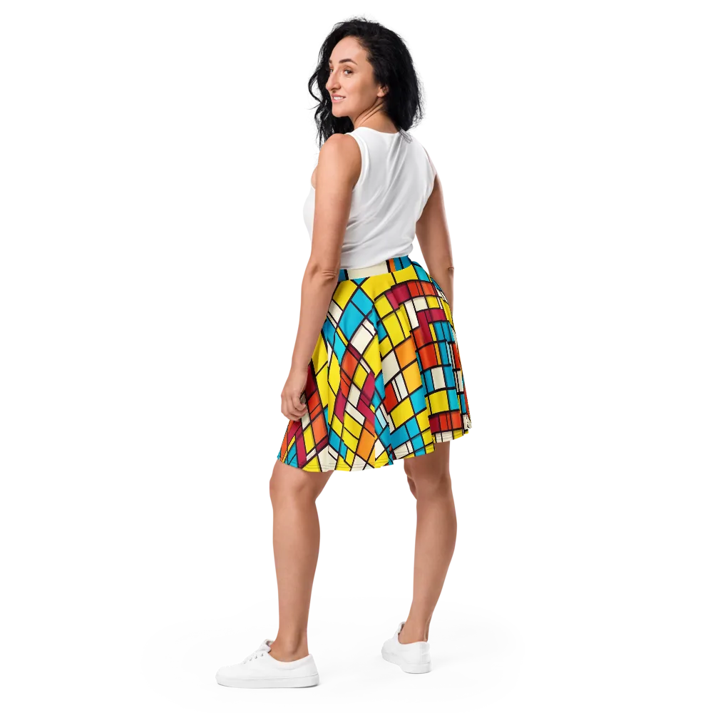 Primary Transit on Skater Skirt — Back