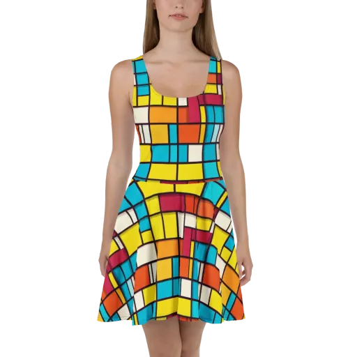 Primary Transit on a Skater Dress