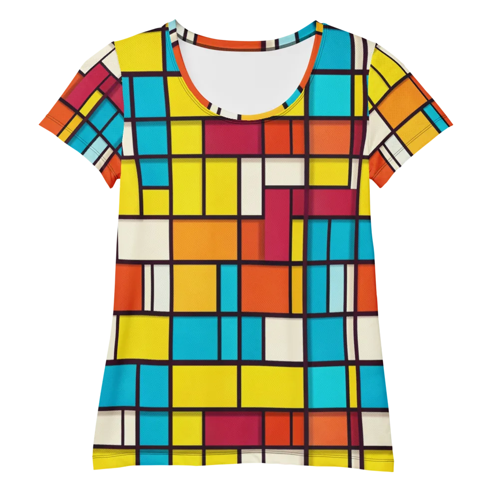 Primary Transit on Women's Athletic T-Shirt — Front