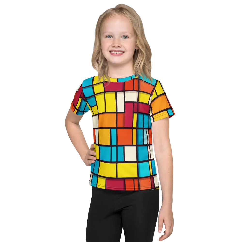 Primary Transit on Kids Crew Neck T-Shirt — Front
