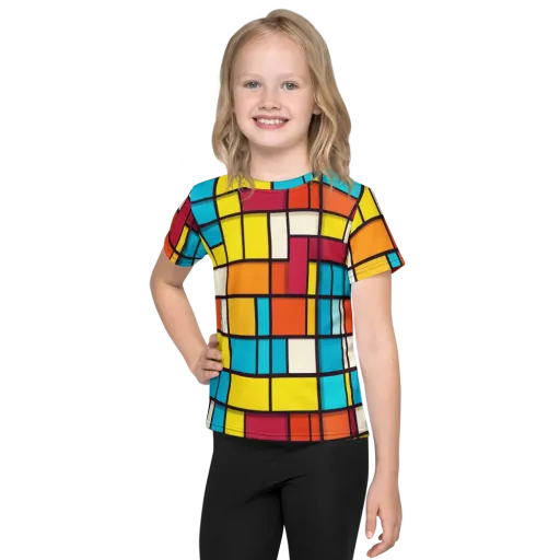 Primary Transit on a Kids Crew Neck T-Shirt