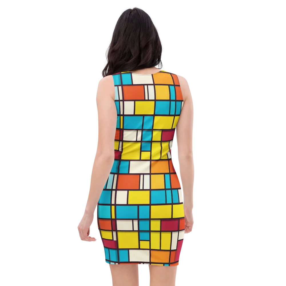 Primary Transit on Bodycon Dress — Back
