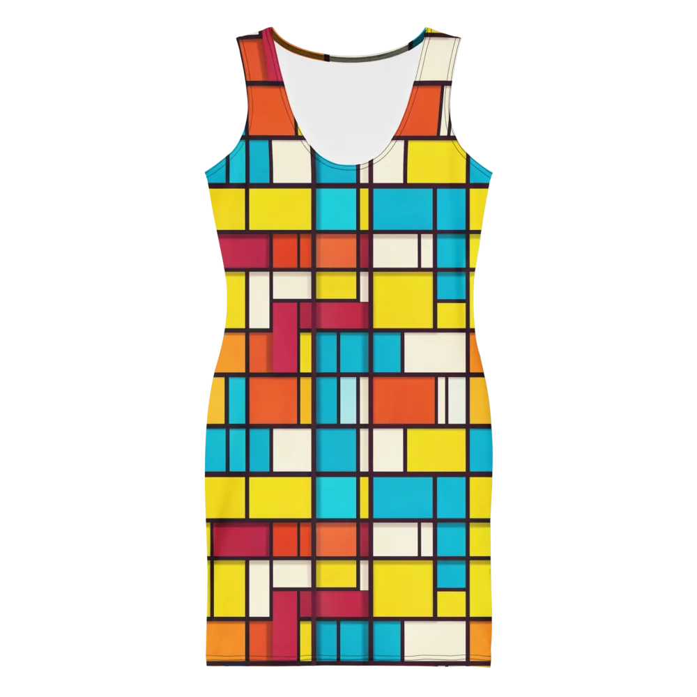 Primary Transit on Bodycon Dress — Front