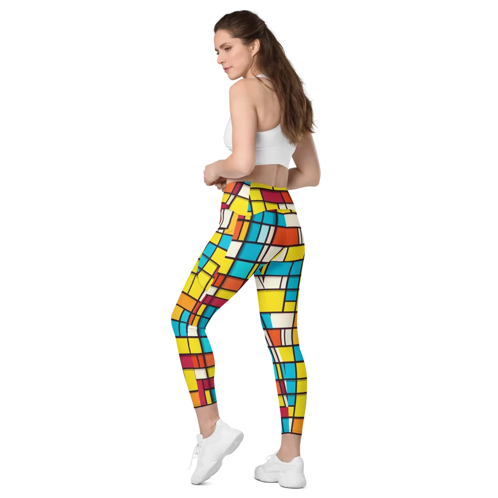 Primary Transit on Leggings with Pockets — Left Back