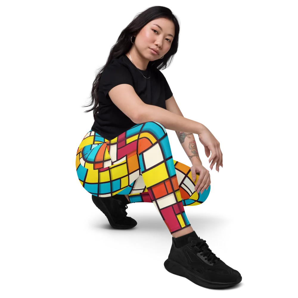 Primary Transit on Leggings with Pockets — Right Front