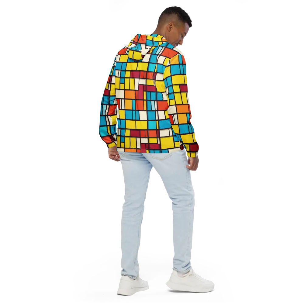 Primary Transit on Men's Windbreaker — Back