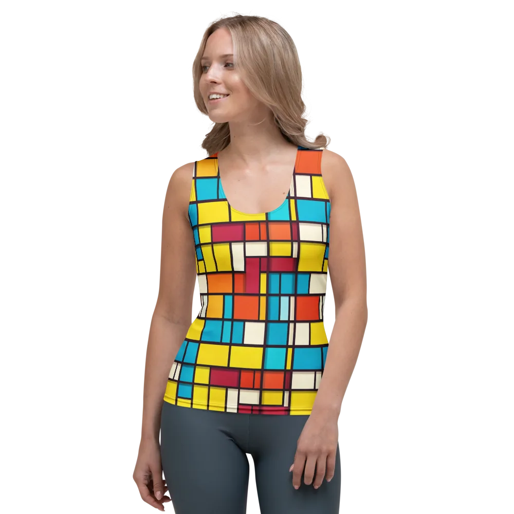 Primary Transit on Women's Tank Top — Front
