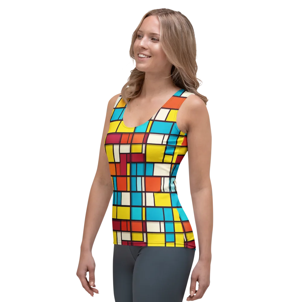 Primary Transit on Women's Tank Top — Left Front