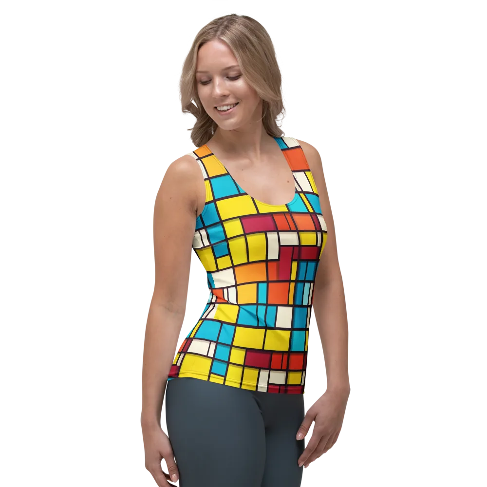 Primary Transit on Women's Tank Top — Right Front