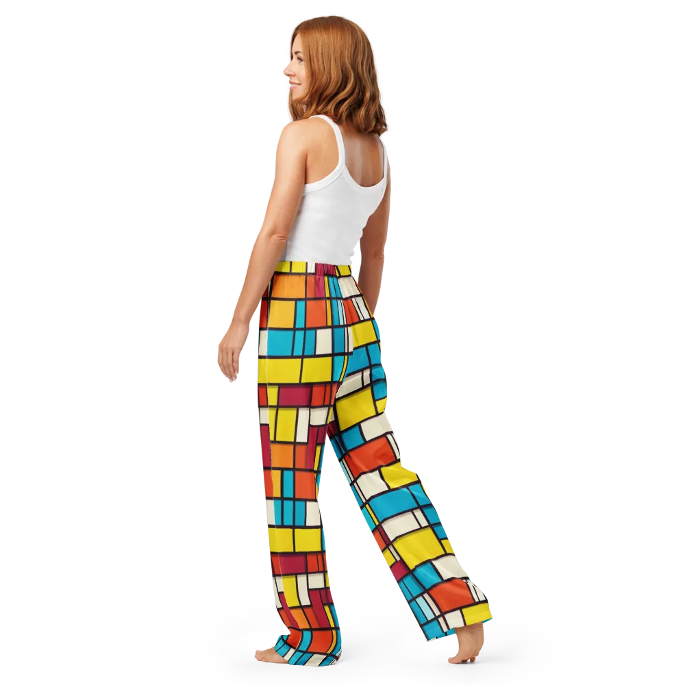 Primary Transit on Women's Pajama Pants — Back