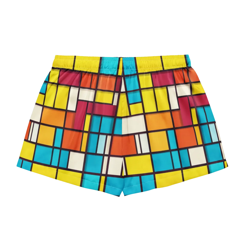 Primary Transit on Women's Pajama Shorts — Back