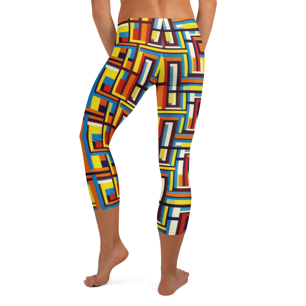 Modular Voltage on Capri Leggings — Back